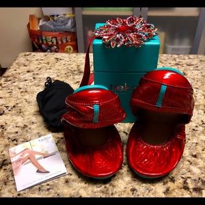 Tieks - Red Diamond - Size 9 (BNIB)